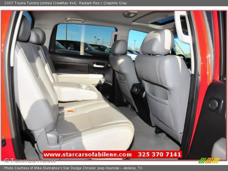 Radiant Red / Graphite Gray 2007 Toyota Tundra Limited CrewMax 4x4