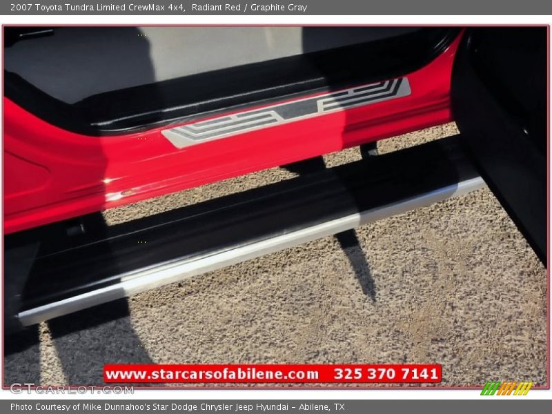 Radiant Red / Graphite Gray 2007 Toyota Tundra Limited CrewMax 4x4