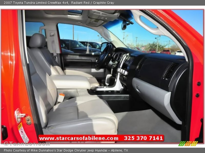 Radiant Red / Graphite Gray 2007 Toyota Tundra Limited CrewMax 4x4
