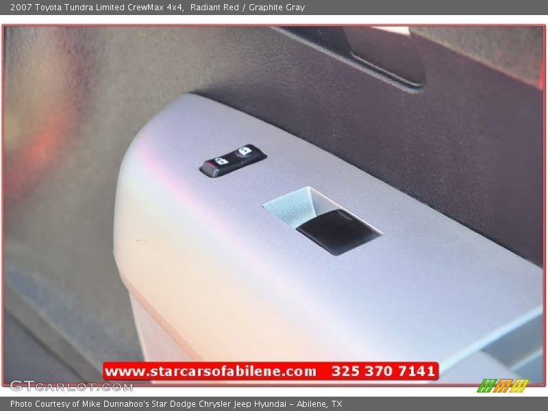 Radiant Red / Graphite Gray 2007 Toyota Tundra Limited CrewMax 4x4