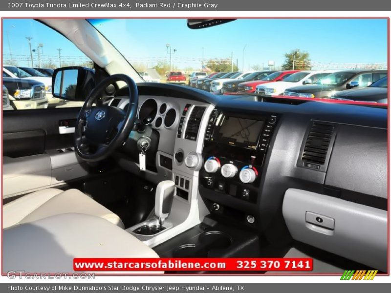 Radiant Red / Graphite Gray 2007 Toyota Tundra Limited CrewMax 4x4