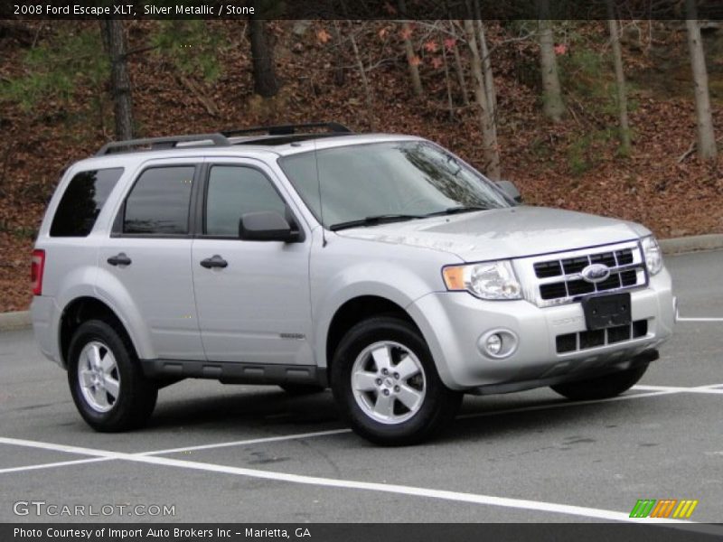 Silver Metallic / Stone 2008 Ford Escape XLT