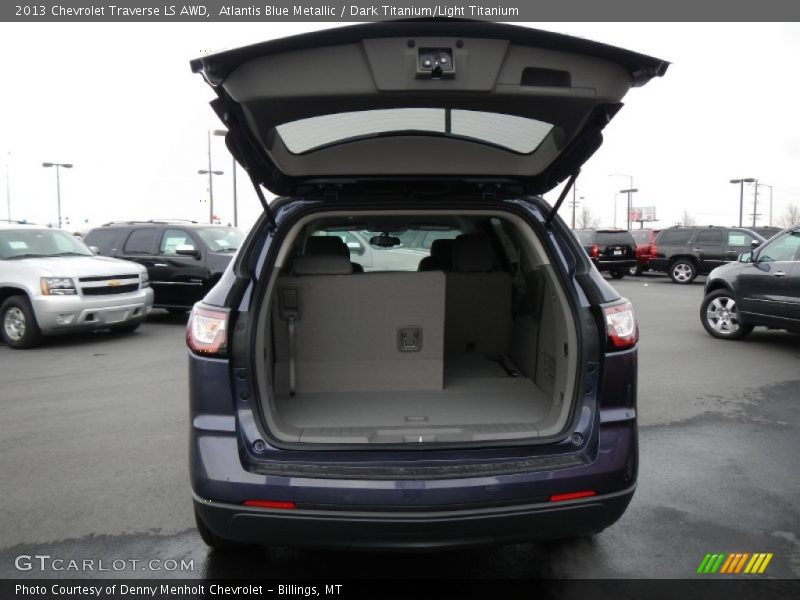 Atlantis Blue Metallic / Dark Titanium/Light Titanium 2013 Chevrolet Traverse LS AWD