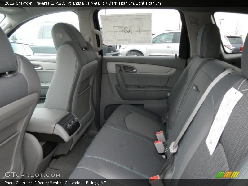 Atlantis Blue Metallic / Dark Titanium/Light Titanium 2013 Chevrolet Traverse LS AWD