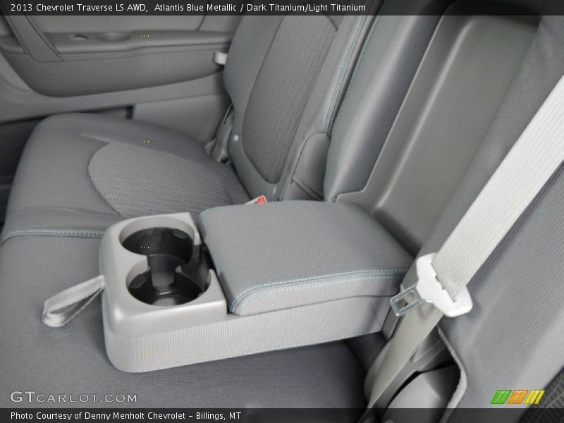 Atlantis Blue Metallic / Dark Titanium/Light Titanium 2013 Chevrolet Traverse LS AWD