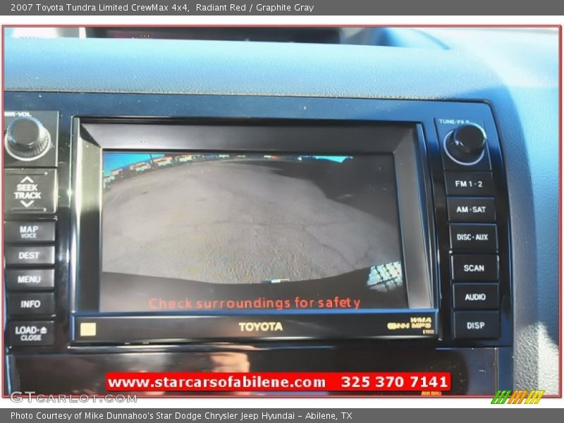 Radiant Red / Graphite Gray 2007 Toyota Tundra Limited CrewMax 4x4