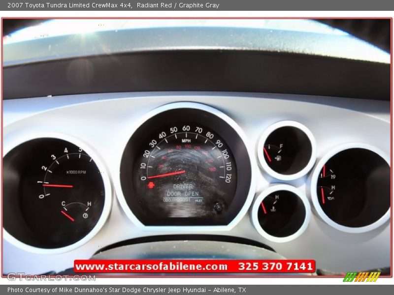 Radiant Red / Graphite Gray 2007 Toyota Tundra Limited CrewMax 4x4