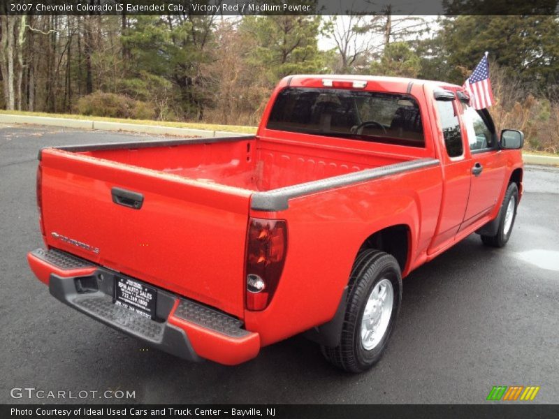 Victory Red / Medium Pewter 2007 Chevrolet Colorado LS Extended Cab