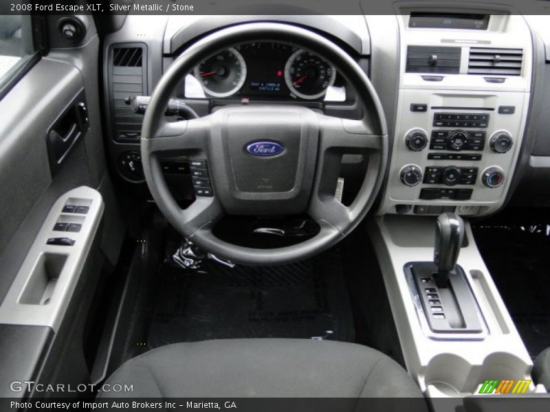 Silver Metallic / Stone 2008 Ford Escape XLT