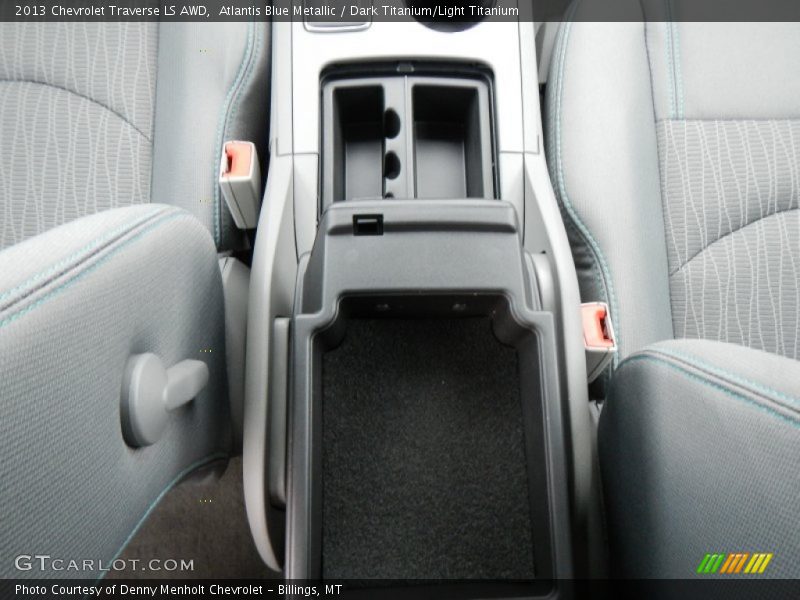 Atlantis Blue Metallic / Dark Titanium/Light Titanium 2013 Chevrolet Traverse LS AWD