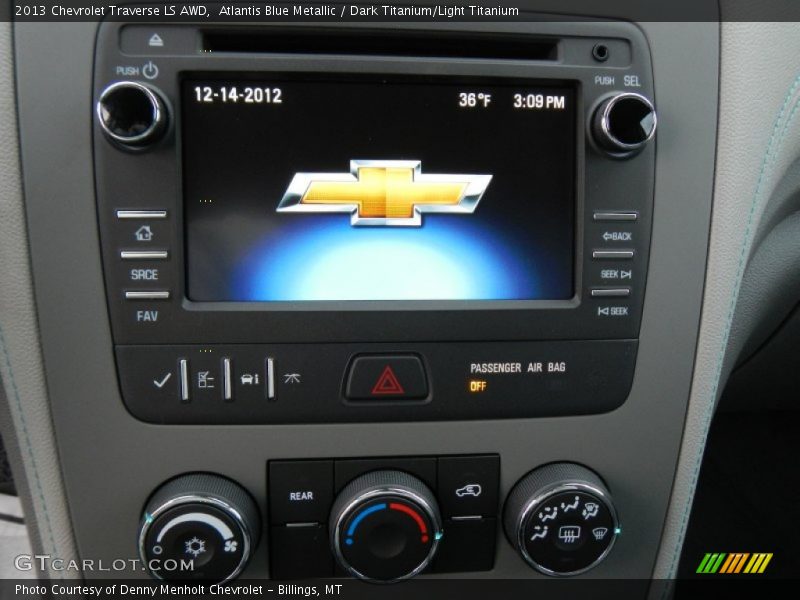 Atlantis Blue Metallic / Dark Titanium/Light Titanium 2013 Chevrolet Traverse LS AWD