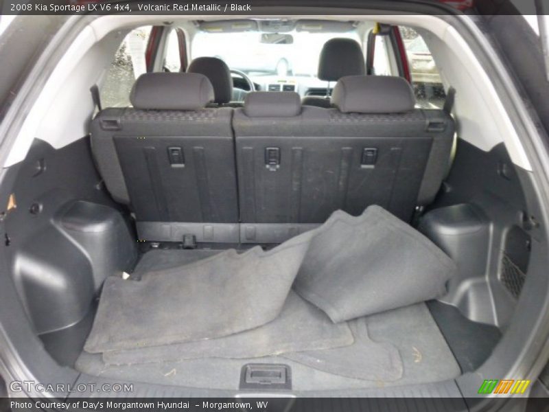 Volcanic Red Metallic / Black 2008 Kia Sportage LX V6 4x4