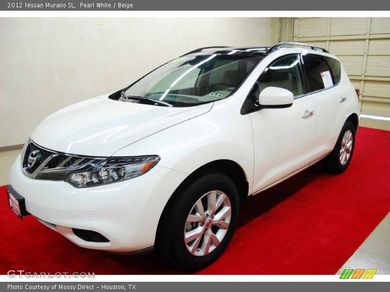 Pearl White / Beige 2012 Nissan Murano SL
