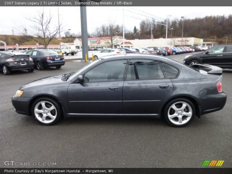 Diamond Gray Metallic / Off-Black 2007 Subaru Legacy 2.5i Limited Sedan