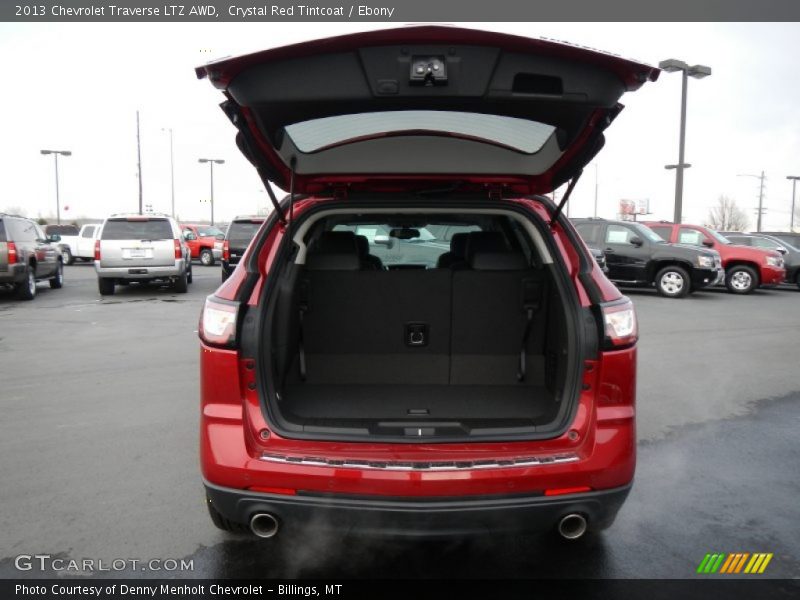 Crystal Red Tintcoat / Ebony 2013 Chevrolet Traverse LTZ AWD