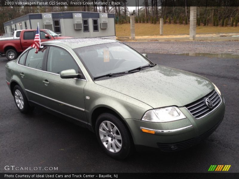 Fresco Green Metallic / Black 2003 Volkswagen Passat GLS Sedan