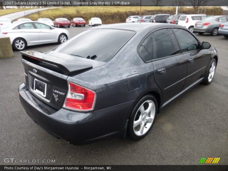 Diamond Gray Metallic / Off-Black 2007 Subaru Legacy 2.5i Limited Sedan