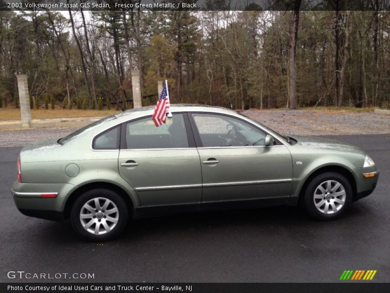 Fresco Green Metallic / Black 2003 Volkswagen Passat GLS Sedan