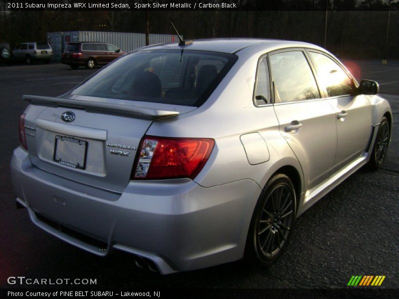 Spark Silver Metallic / Carbon Black 2011 Subaru Impreza WRX Limited Sedan