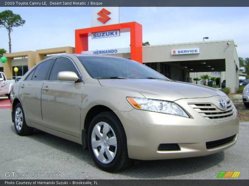 Desert Sand Metallic / Bisque 2009 Toyota Camry LE