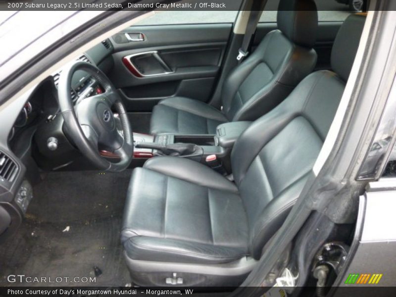 Diamond Gray Metallic / Off-Black 2007 Subaru Legacy 2.5i Limited Sedan