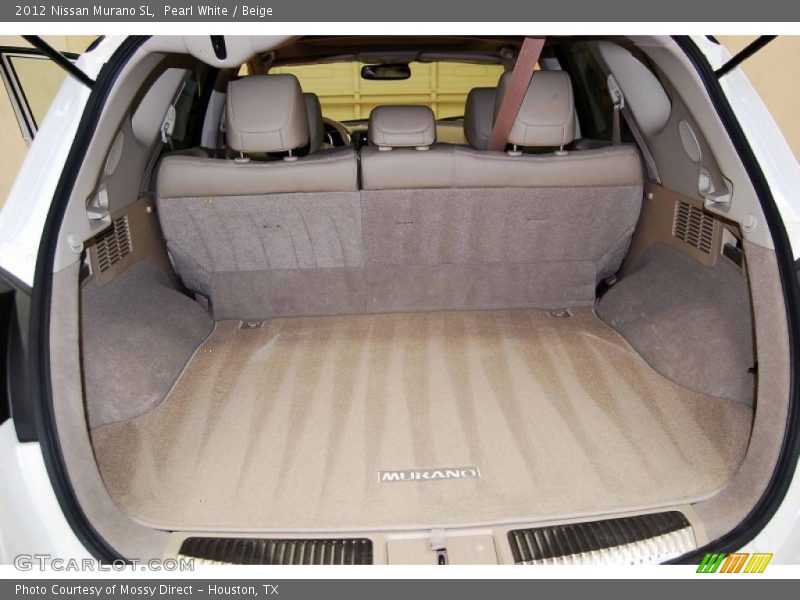 Pearl White / Beige 2012 Nissan Murano SL