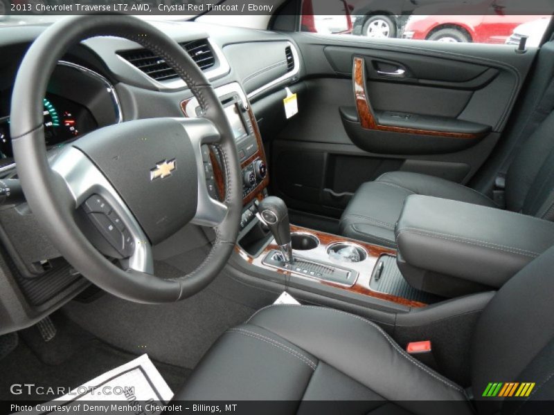  2013 Traverse LTZ AWD Ebony Interior