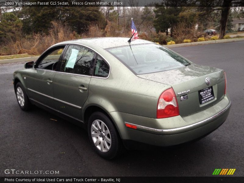 Fresco Green Metallic / Black 2003 Volkswagen Passat GLS Sedan