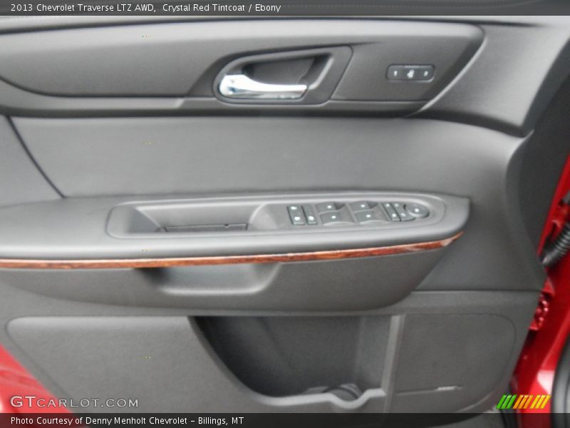 Crystal Red Tintcoat / Ebony 2013 Chevrolet Traverse LTZ AWD