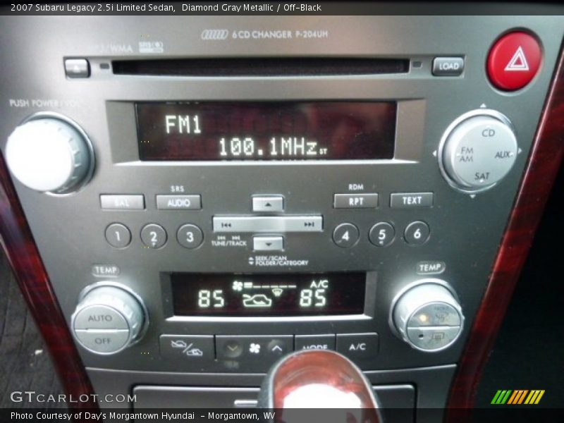 Diamond Gray Metallic / Off-Black 2007 Subaru Legacy 2.5i Limited Sedan