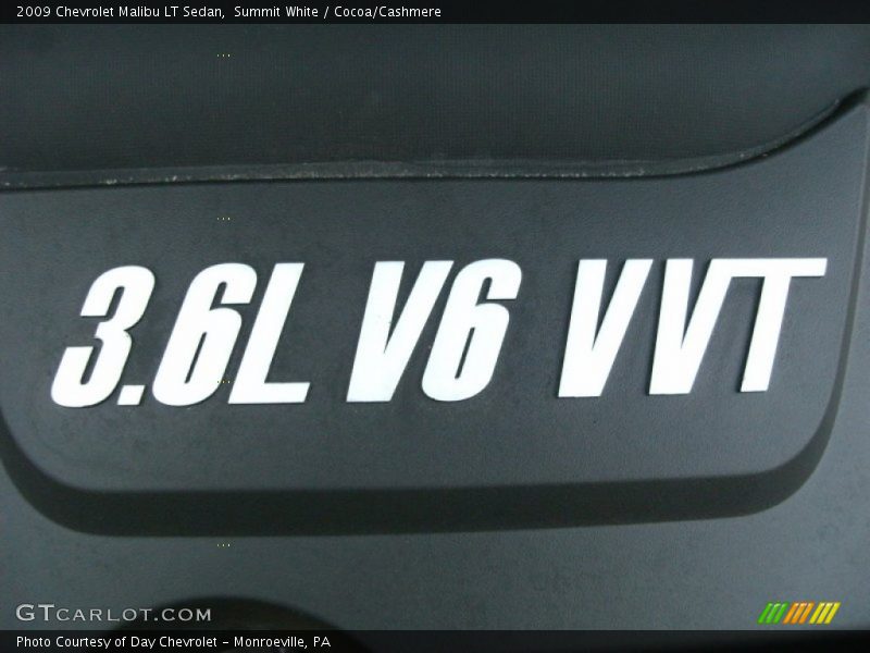 Summit White / Cocoa/Cashmere 2009 Chevrolet Malibu LT Sedan