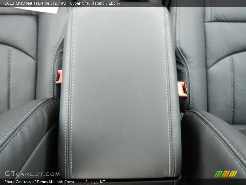 Cyber Gray Metallic / Ebony 2013 Chevrolet Traverse LTZ AWD