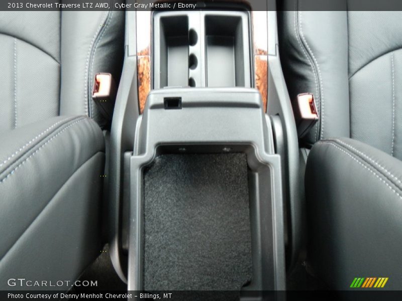 Cyber Gray Metallic / Ebony 2013 Chevrolet Traverse LTZ AWD
