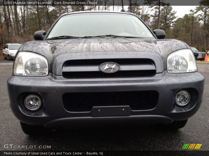 Dark Emerald Green / Beige 2006 Hyundai Santa Fe Limited