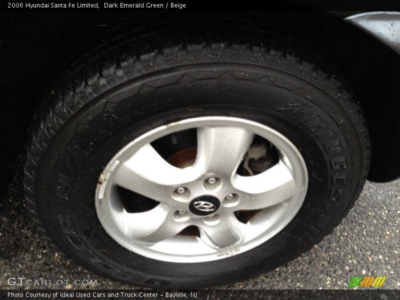 Dark Emerald Green / Beige 2006 Hyundai Santa Fe Limited