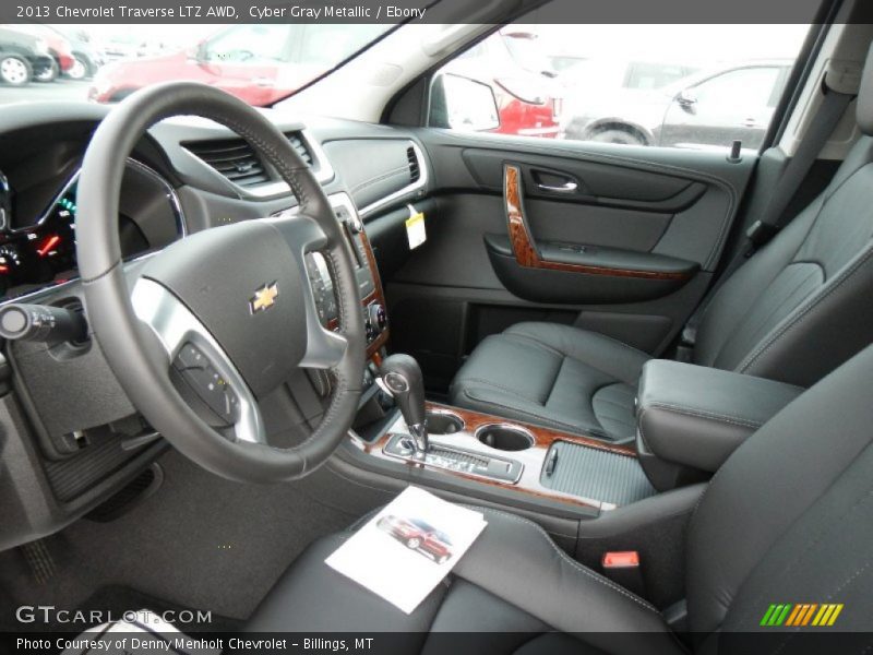  2013 Traverse LTZ AWD Ebony Interior