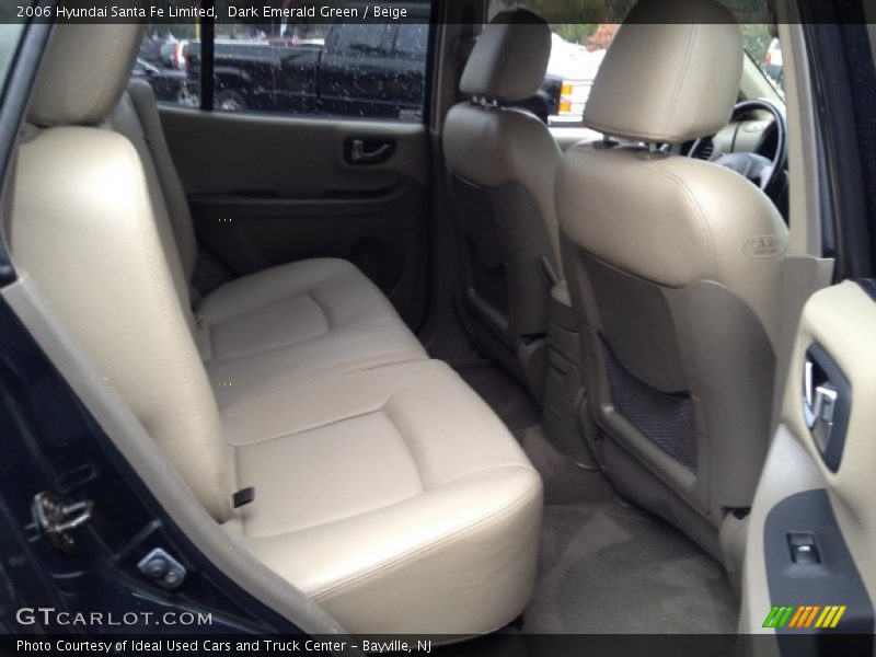 Dark Emerald Green / Beige 2006 Hyundai Santa Fe Limited
