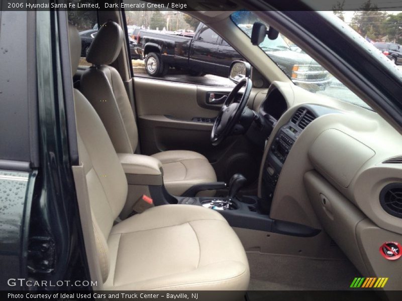 Dark Emerald Green / Beige 2006 Hyundai Santa Fe Limited