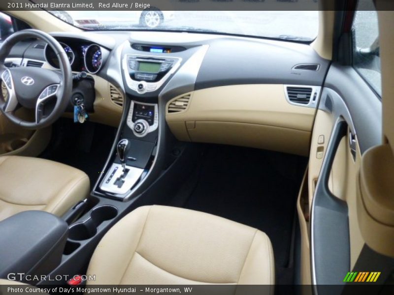 Red Allure / Beige 2011 Hyundai Elantra Limited