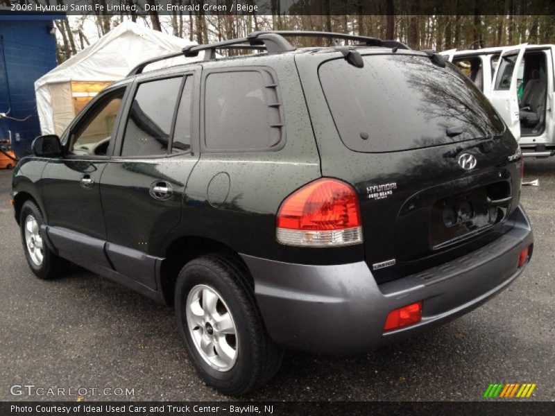  2006 Santa Fe Limited Dark Emerald Green