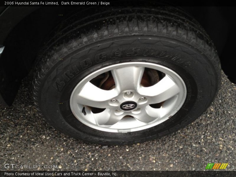 Dark Emerald Green / Beige 2006 Hyundai Santa Fe Limited