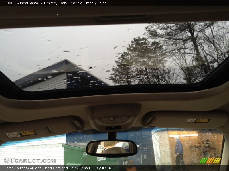 Dark Emerald Green / Beige 2006 Hyundai Santa Fe Limited