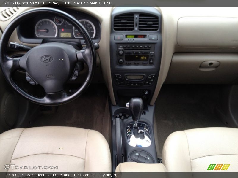 Dark Emerald Green / Beige 2006 Hyundai Santa Fe Limited
