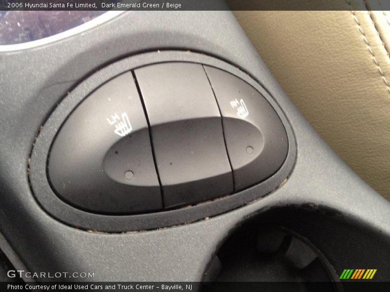 Dark Emerald Green / Beige 2006 Hyundai Santa Fe Limited
