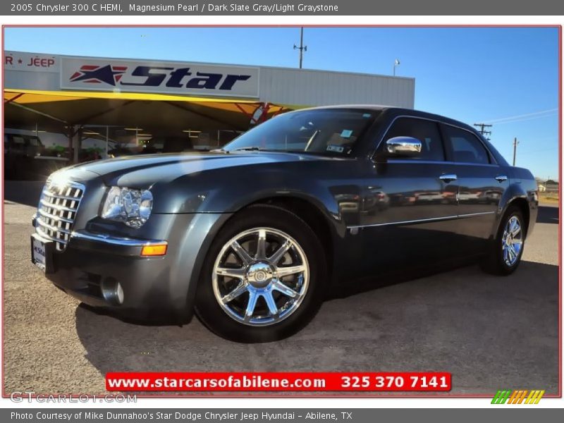 Magnesium Pearl / Dark Slate Gray/Light Graystone 2005 Chrysler 300 C HEMI