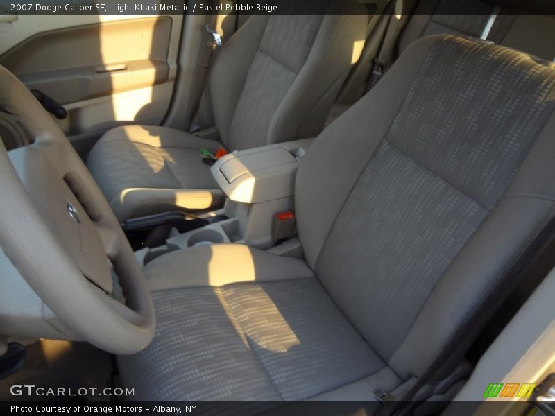 Light Khaki Metallic / Pastel Pebble Beige 2007 Dodge Caliber SE