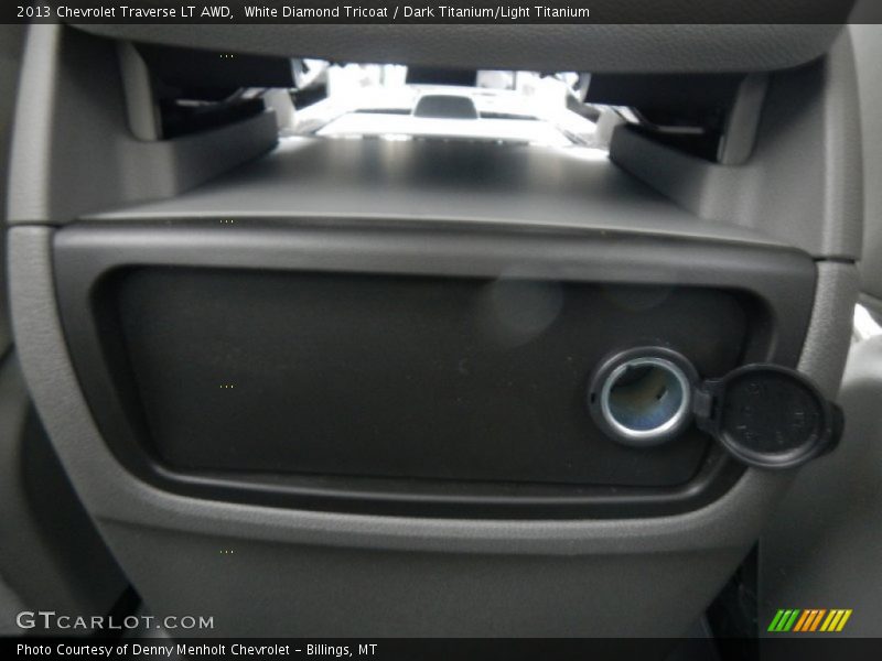 White Diamond Tricoat / Dark Titanium/Light Titanium 2013 Chevrolet Traverse LT AWD