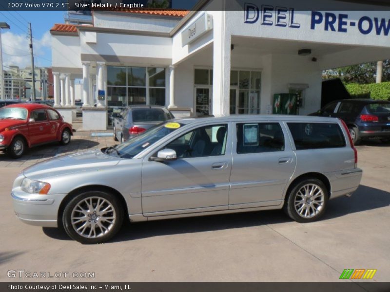 Silver Metallic / Graphite 2007 Volvo V70 2.5T