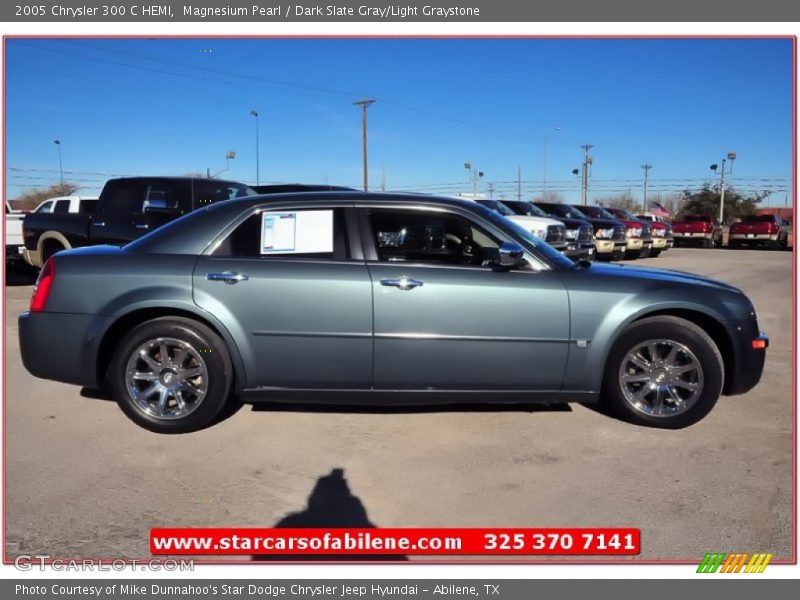 Magnesium Pearl / Dark Slate Gray/Light Graystone 2005 Chrysler 300 C HEMI