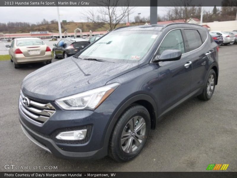 Marlin Blue / Gray 2013 Hyundai Santa Fe Sport